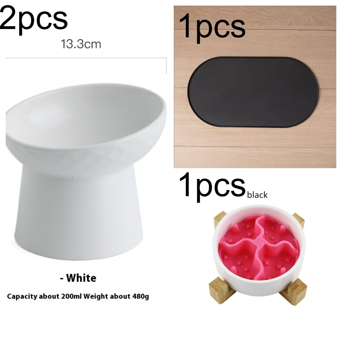 Pawly Elevé™ Raised Ceramic Pet Bowl – product image 7
