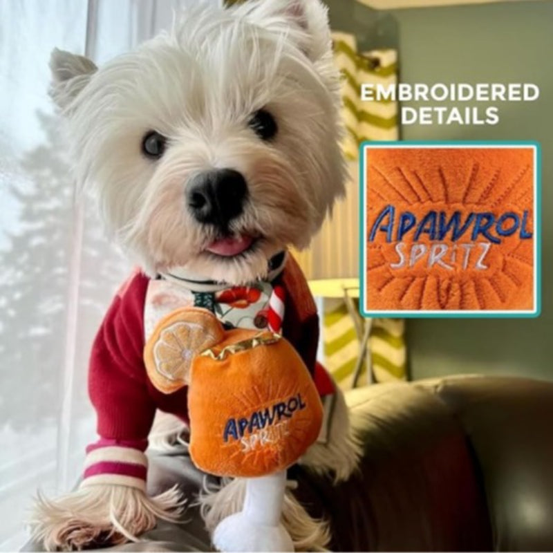 Pawly SipSqueak™ Mini Plush Dog Toy – product image 1