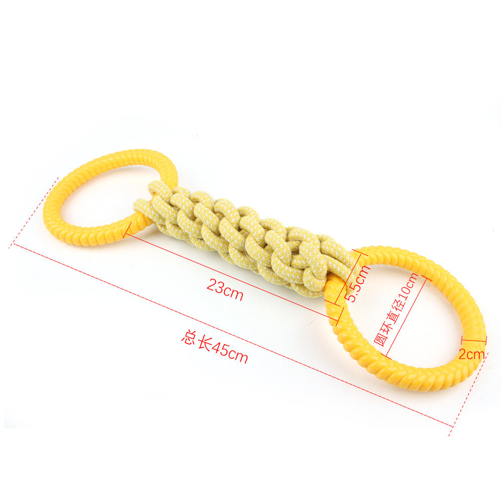 Supplier dimension diagram for the 45 cm rope tug toy